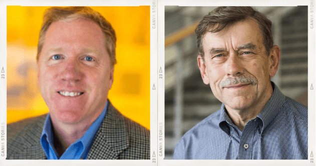 left: Prof. Kenneth Powell (Aerospace Engineering) and right: Prof. William Martin (Nuclear Eng. and Rad. Sciences) headshots