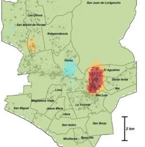 Tuberculosis hotspot in Lima, Peru