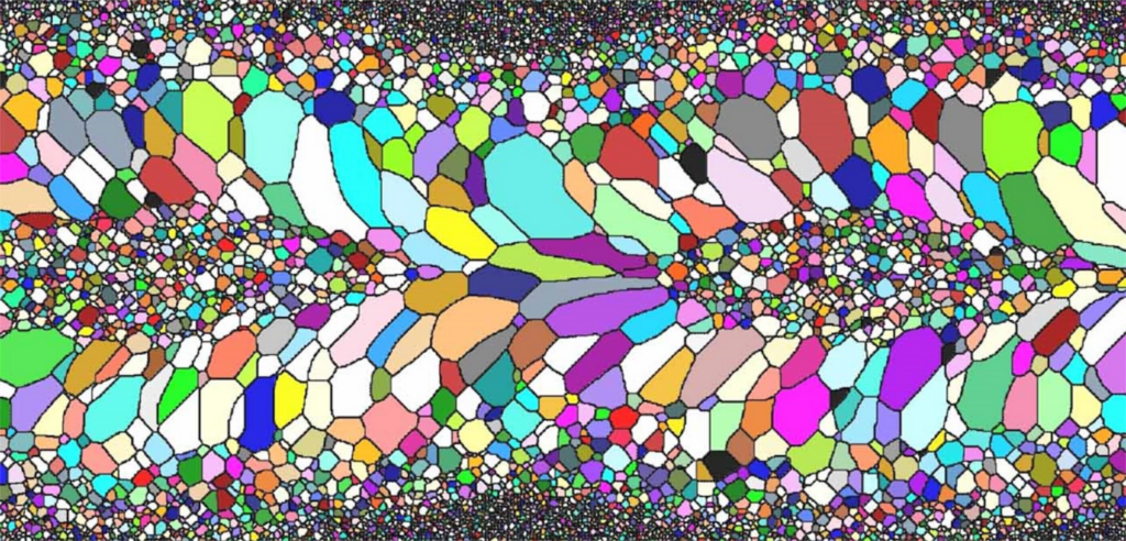 Color materials science graphic
