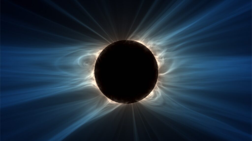 The corona of the sun