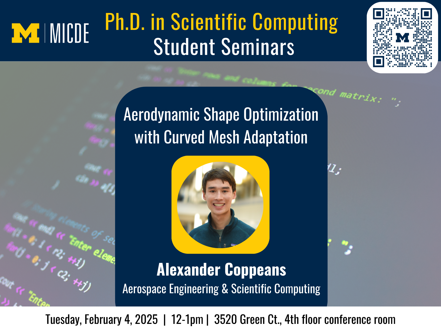 Aerodynamic Shape Optimization with Curved Mesh Adaptation, Alexander Coppeans, Aerospace Engineering and Scientific Computing