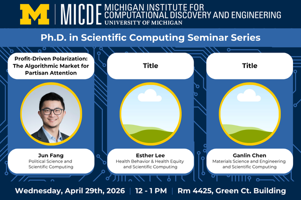 Jun Fang, Esther Lee and Ganlin Chen - 4/29/26